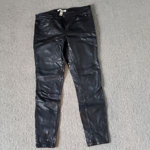 Pleather pants